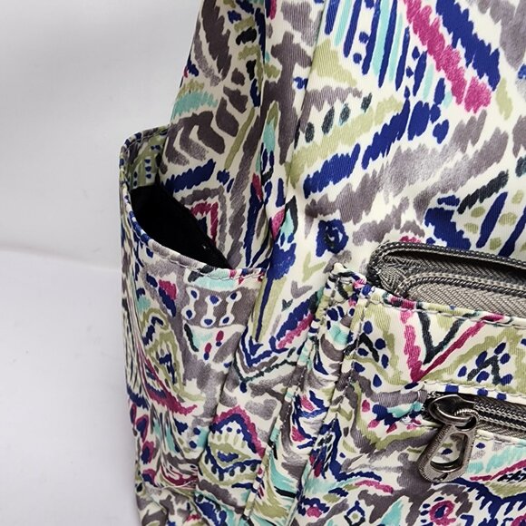 Sakroots Loyola Convertible Backpack Adjustable Straps Multi Pocket Bag - Picture 8 of 11